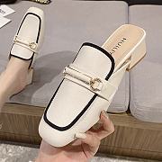 Beige Premium Soft Leather Shoe - 4