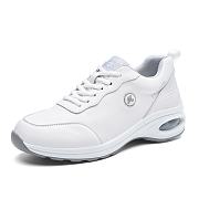 White Durable Low Fit Runner Shoes - 2