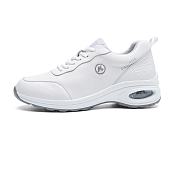 White Durable Low Fit Runner Shoes - 3