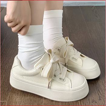 High Strap Canvas Padded Sneakers New 2023 G142