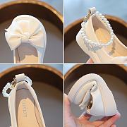 Doll Shoes Breathable Soft Sole Leather in white for kids - 3