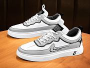 Men's white sports sneaker shoes for students Korean style - 1