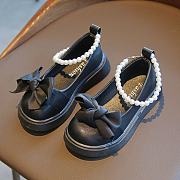 Doll Shoes Breathable Soft Sole Leather in black for kids - 2