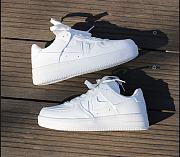 Men's and women's sneakers with easy-to-clean leather material with anti-slip soles 3cm high - 2