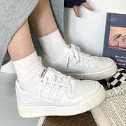 Mistery Sneakers White Shoes 3cm Height Leather MIS-701 - 3