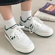 Mistery Sneakers White Shoes 3cm Height Leather MIS-701 - 5