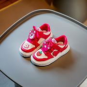 New children's sneakers cute cartoon strawberry bear casual - 2