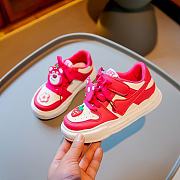 New children's sneakers cute cartoon strawberry bear casual - 3