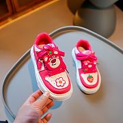 New children's sneakers cute cartoon strawberry bear casual - 6