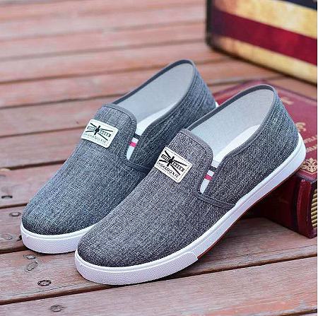 Men's canvas loafers - 1