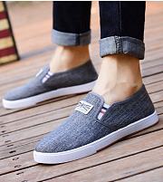 Men's canvas loafers - 3