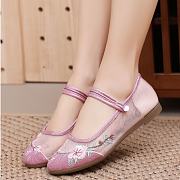 Canvas Shoes Soft Sole Embroidered Pattern - 3