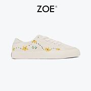 Chang'e Flower Embroidered Canvas Sneakers SK002 ZOE - 4