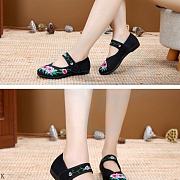 Soft Cloth Doll Shoes Round Toe Folk Patterns Summer 2023 Women's Fashion - 2