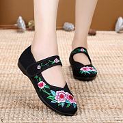 Soft Cloth Doll Shoes Round Toe Folk Patterns Summer 2023 Women's Fashion - 4