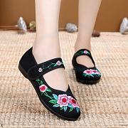 Soft Cloth Doll Shoes Round Toe Folk Patterns Summer 2023 Women's Fashion - 5