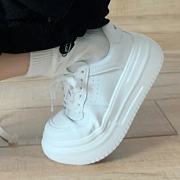 Women's sports shoes White women's thick sole shoes new model 2022 breathable - 3