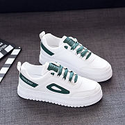 New Korean Fashion White Women's Sneakers - 3