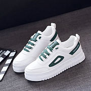 New Korean Fashion White Women's Sneakers - 4