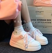 Chunky Sneakers Women Platform Shoes New Gradient Colour Breathable Sports Shoes 2022 Running White Shoes Basket Femme - 2