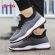 Fashionable men's shoes, Men's breathable running sports shoes - 6