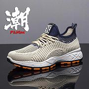 Fashionable men's shoes, Men's breathable running sports shoes - 5