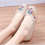 Women's Retro Fashion Embroidery Sole Shoes - 1