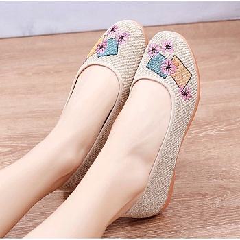 Women's Retro Fashion Embroidery Sole Shoes