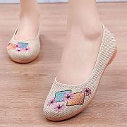 Women's Retro Fashion Embroidery Sole Shoes - 4