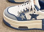 	 High Top Blue White Star Sneaker 2023 - 3