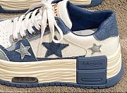 	 High Top Blue White Star Sneaker 2023 - 5