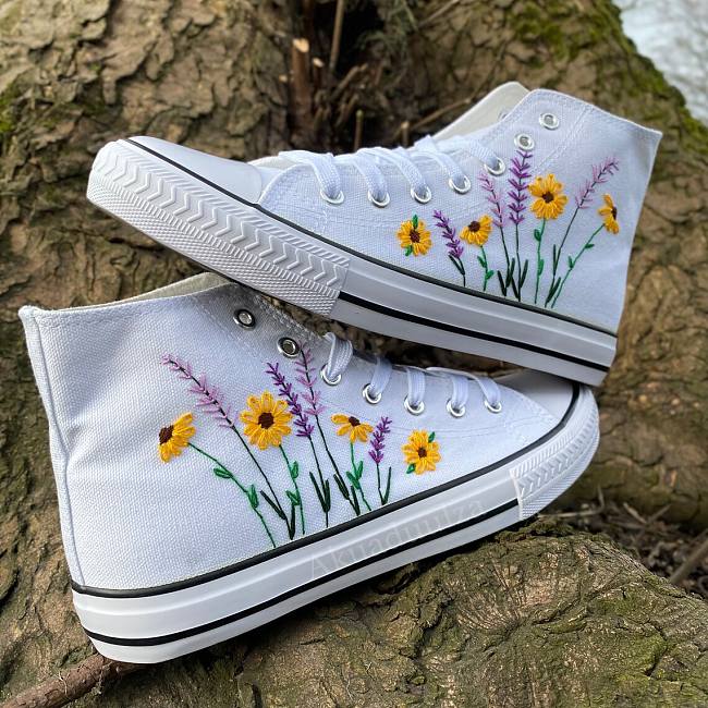 SMALL SPRING EMBROIDERED Shoes 002 - 1