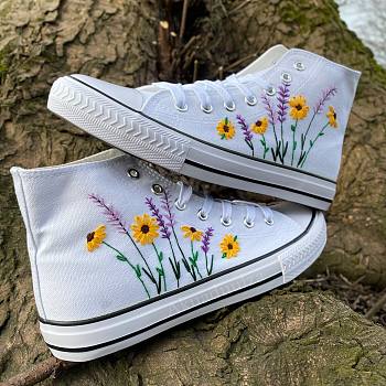 SMALL SPRING EMBROIDERED Shoes 002