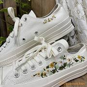 Embroidered Sneakers Wedding Flowers - 2