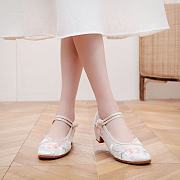 Retro Embroidered Doll Shoes for Women#Spring Fashion Flat Loafers - 3