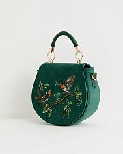 Midi Mayfair  Embroidered Bag green - 2