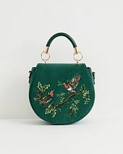 Midi Mayfair  Embroidered Bag green - 4