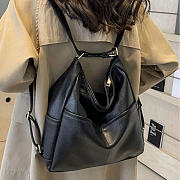 High Quality Leather Handbag Cagole Black Size 26x13x18cm - 5